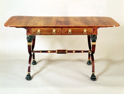 Sofatisch, Regency-Periode von English School